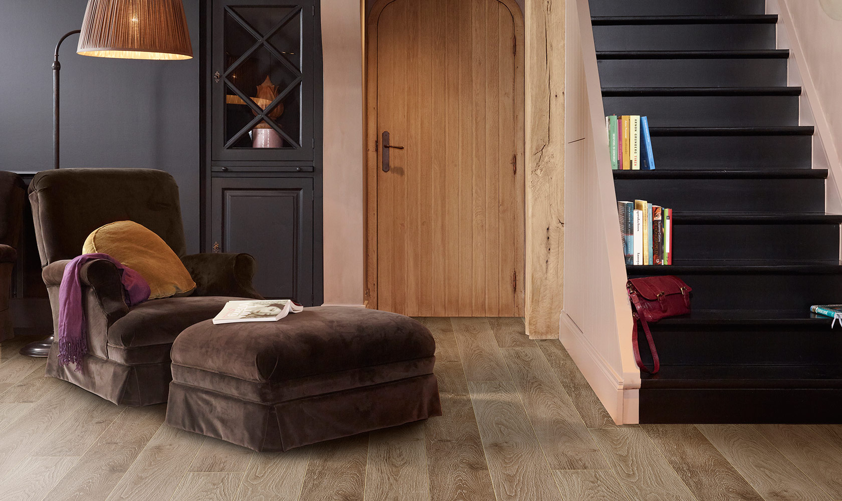 Ламинат Balterio Tradition Quattro Дуб Желтый камень 927 фото в интерьере